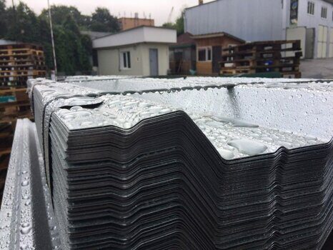Готовая к отгрузке продукция профнастила
